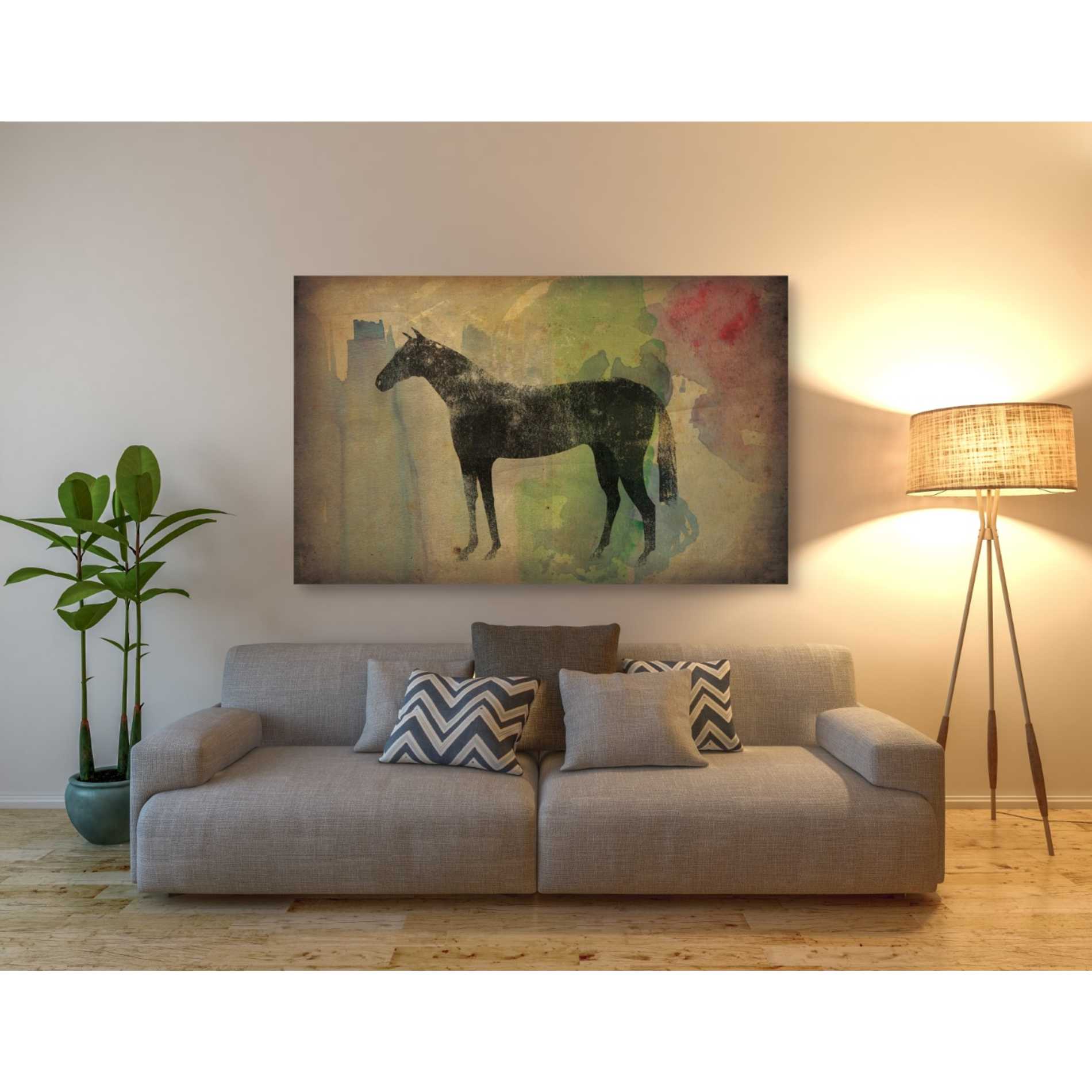 'Cheval Noir v2' by Ryan Fowler, Canvas Wall Art,40 x 60