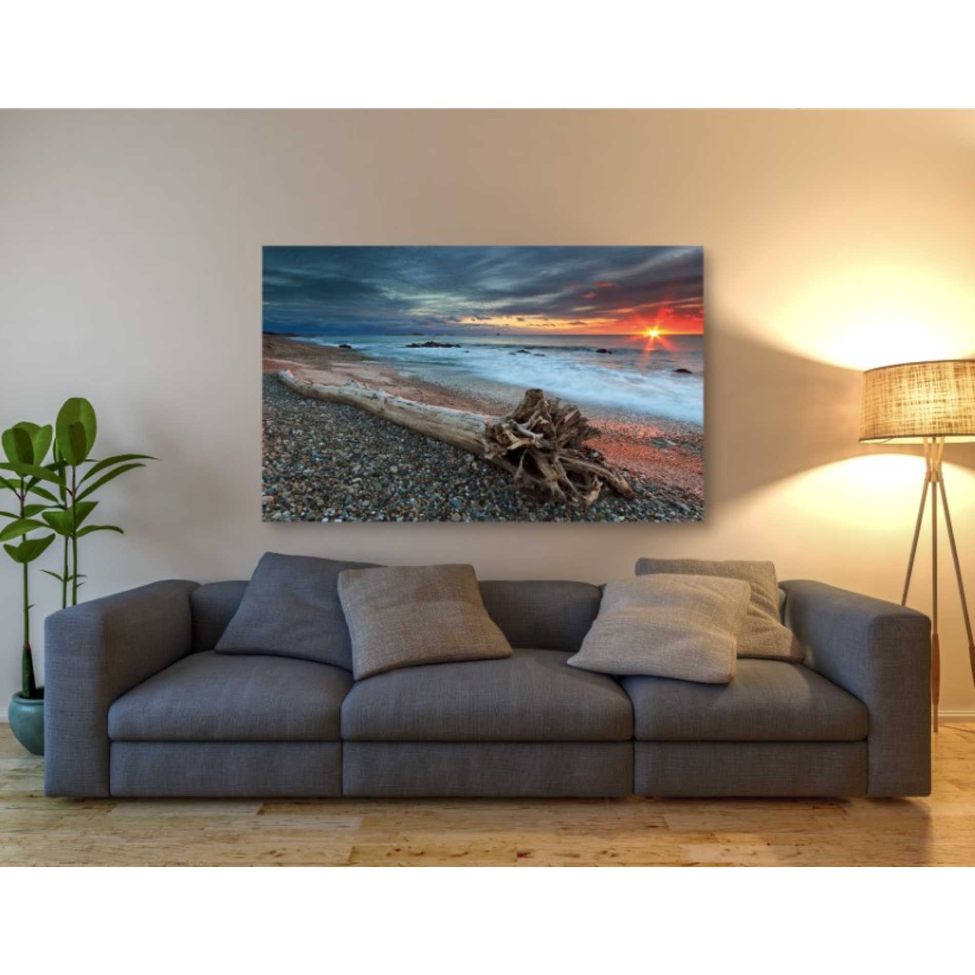 'Sakonnet Driftwood' by Katherine Gendreau, Giclee Canvas Wall Art