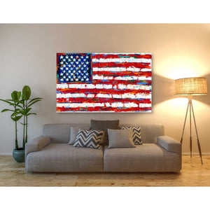 'Dramatic Stars & Stripes' by Carolee Vitaletti Giclee Canvas Wall Art