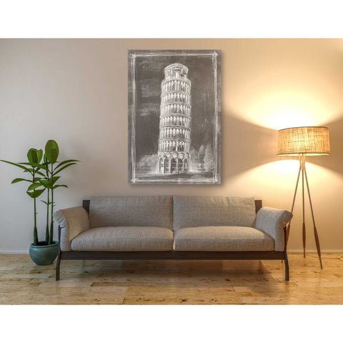 Image of 'European Icon Blueprint II' by Ethan Harper Canvas Wall Art,40 x 60