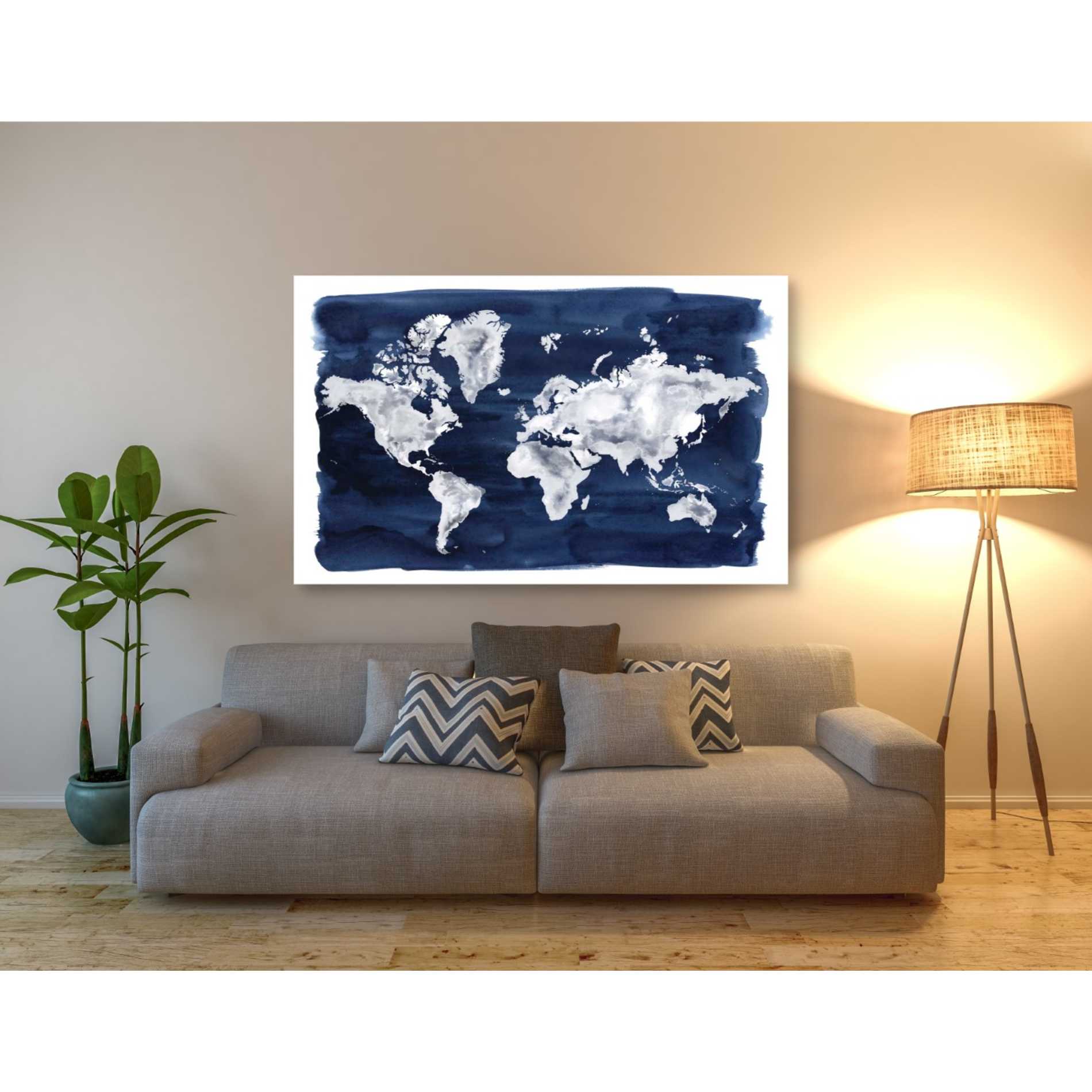 'Water World II' by Grace Popp Canvas Wall Art,60 x 40
