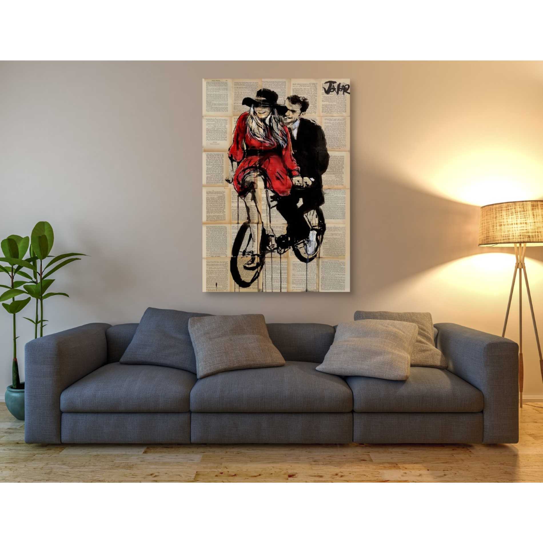 'Days In Bliss' by Loui Jover, Canvas Wall Art,40 x 60