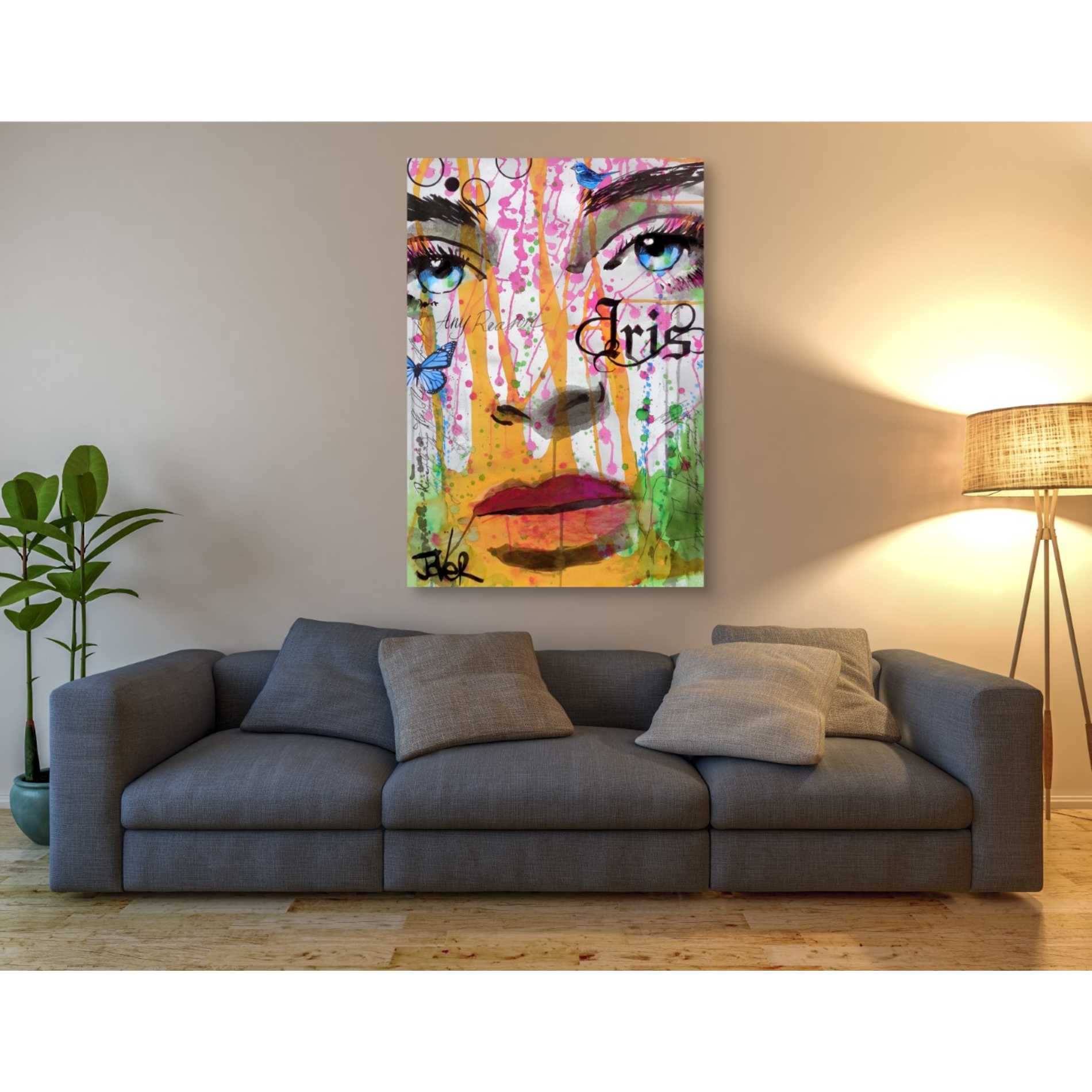 'Iris' by Loui Jover, Canvas Wall Art,40 x 60