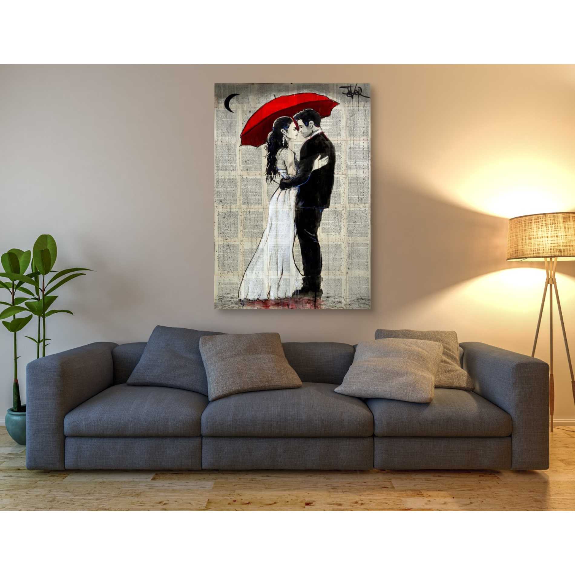 'Some Rainy Night' by Loui Jover, Canvas Wall Art,40 x 60
