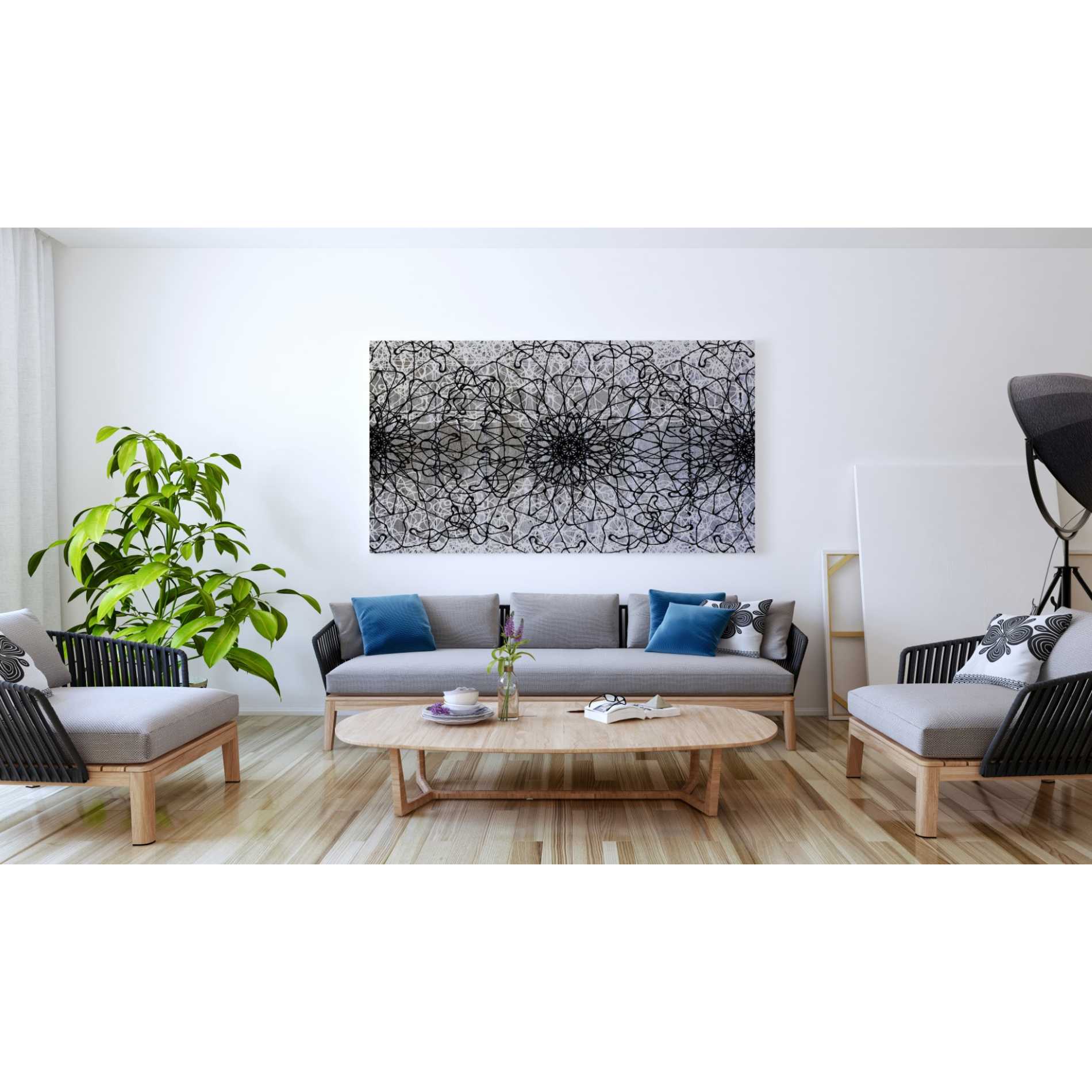 'Elegant Pattern 2' by Irena Orlov, Canvas Wall Art,60 x 40