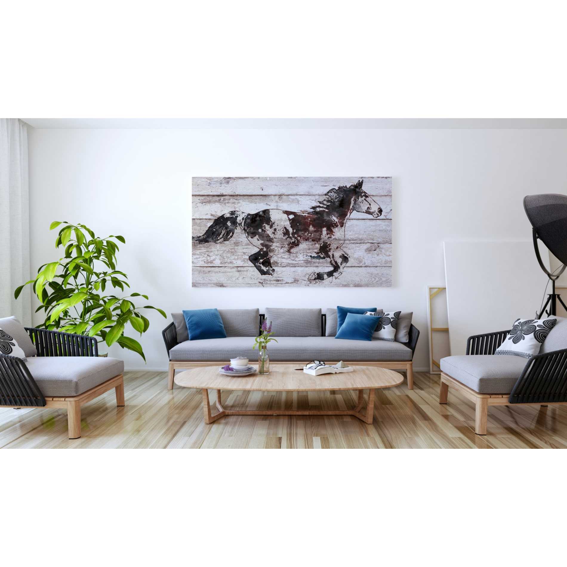 'Running Arabian Horse' by Irena Orlov, Canvas Wall Art,60 x 40