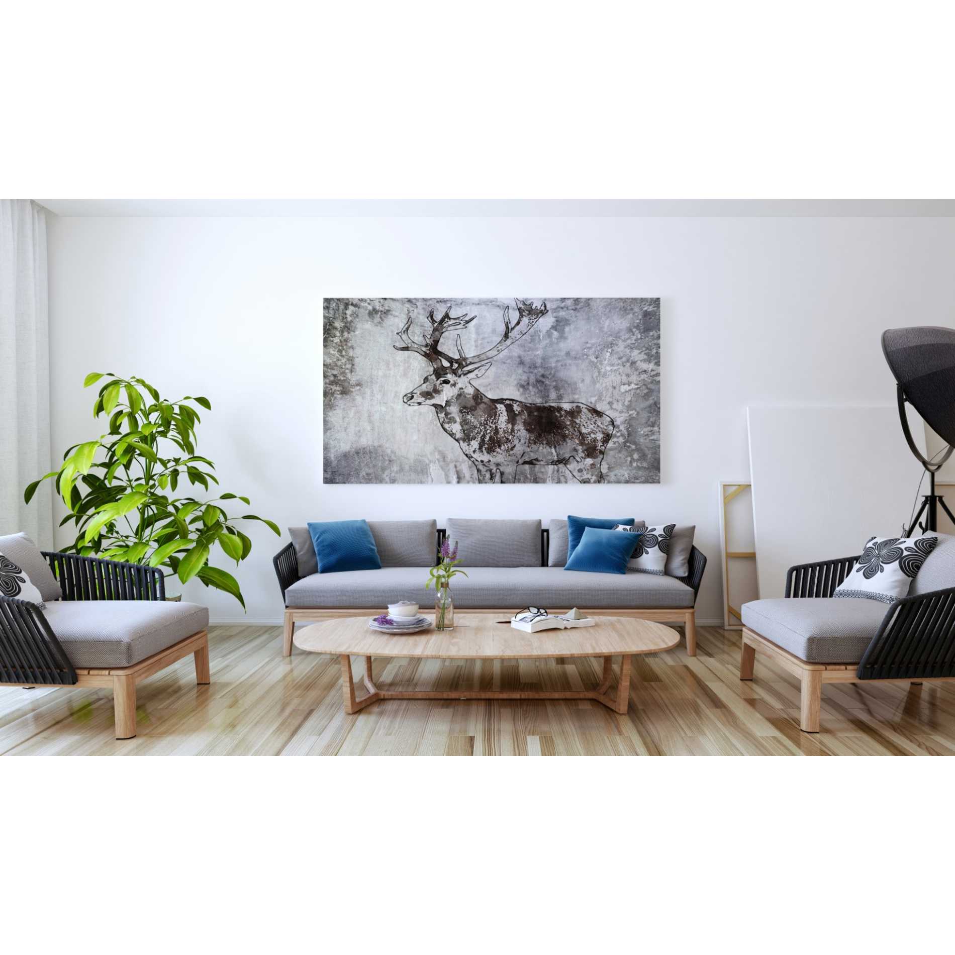 'Javan Rusa' by Irena Orlov, Canvas Wall Art,60 x 40