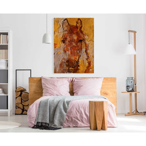 'Yellow Horse' by Irena Orlov, Canvas Wall Art,40 x 60