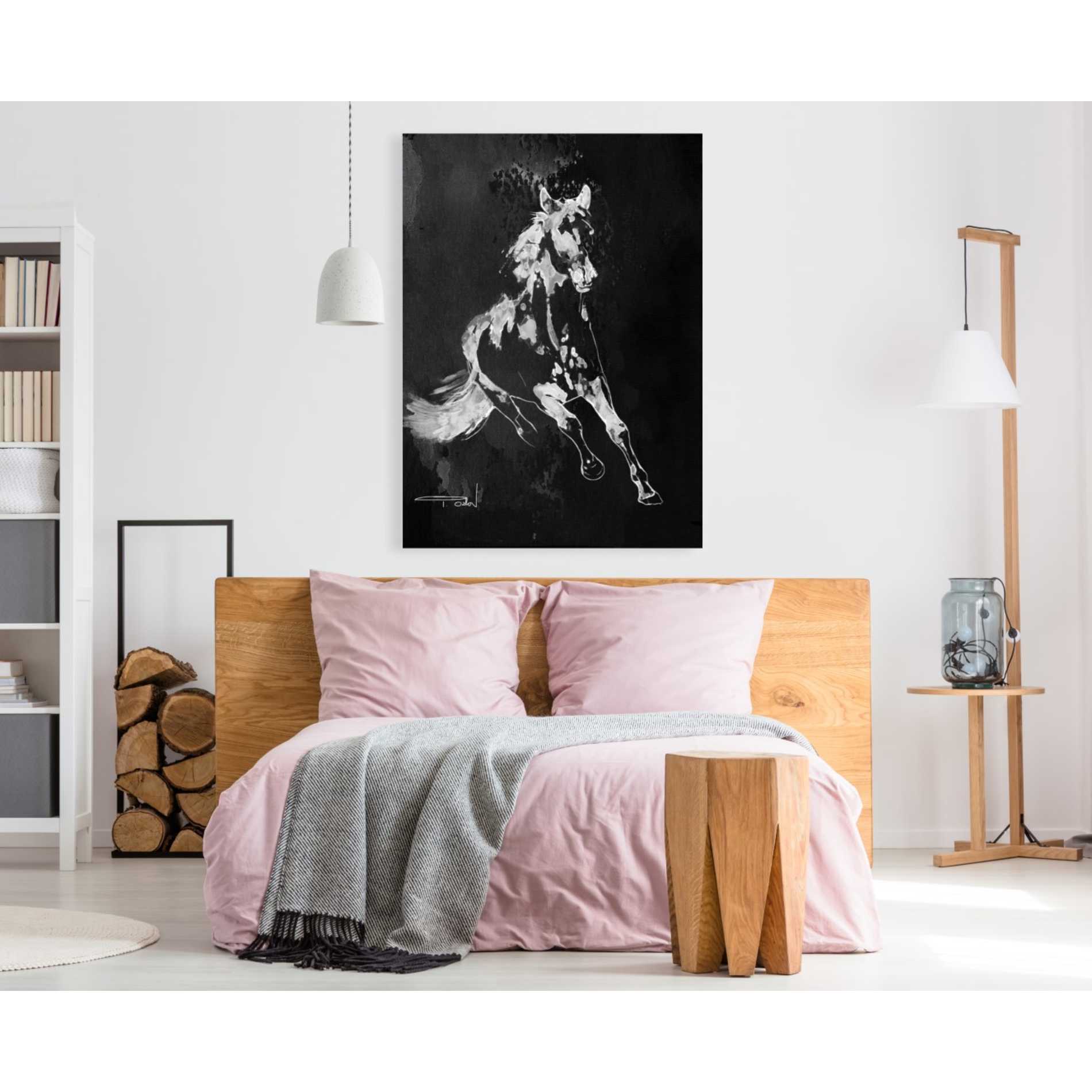 'Wild Running Horse 2' by Irena Orlov, Canvas Wall Art,40 x 60