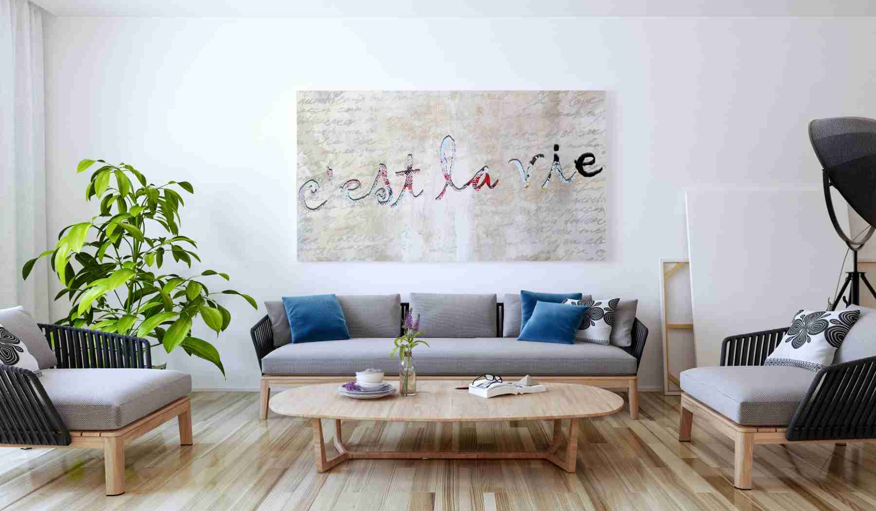 'C'est La Vie' by Karen Smith, Canvas Wall Art,60x40
