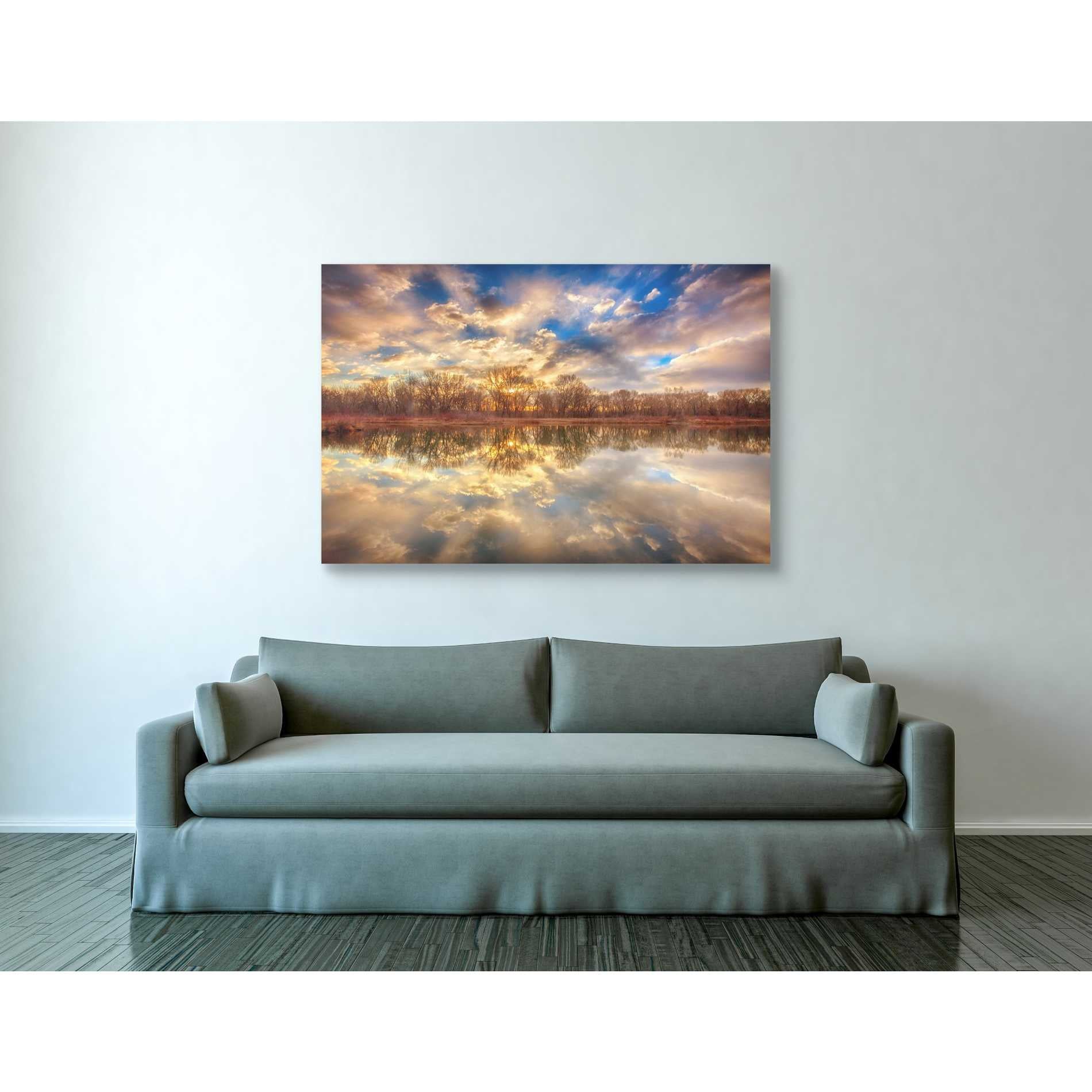 'Chatfield Sunrise' by Darren White, Canvas Wall Art,40 x 60