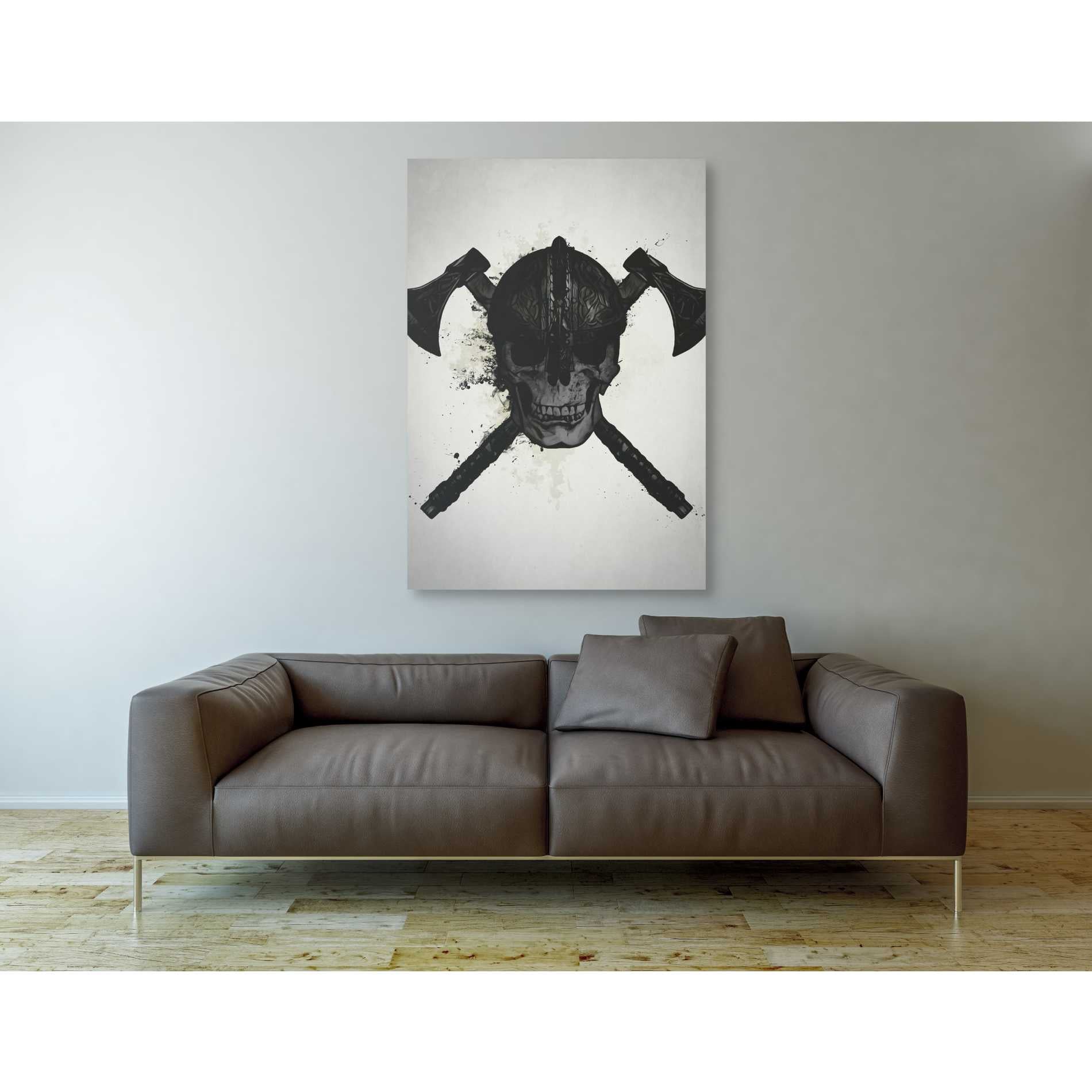 "Viking Skull" by Nicklas Gustafsson, Giclee Canvas Wall Art