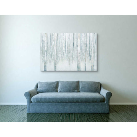 Image of 'Birches In Winter Blue' by Julia Purinton, Canvas Wall Art,40 x 60