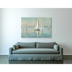 'Sailboats At Sunrise' by Danhui Nai, Canvas Wall Art,40 x 60