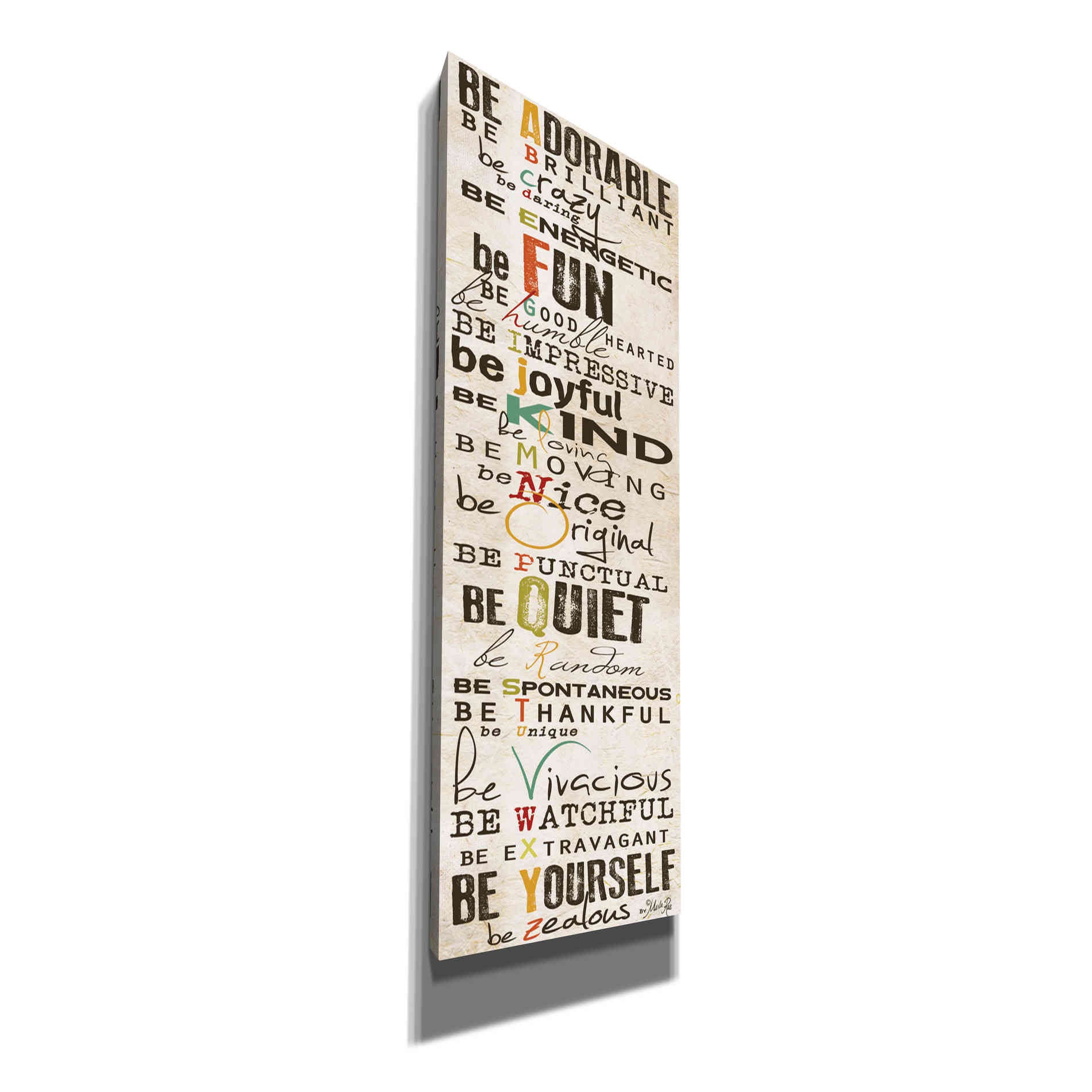 'The Way to Be' by Marla Rae, Canvas Wall Art