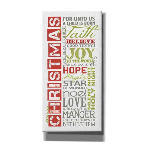 Image of 'Merry Christmas' by Marla Rae, Canvas Wall Art