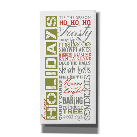 Image of 'Happy Holidays' by Marla Rae, Canvas Wall Art