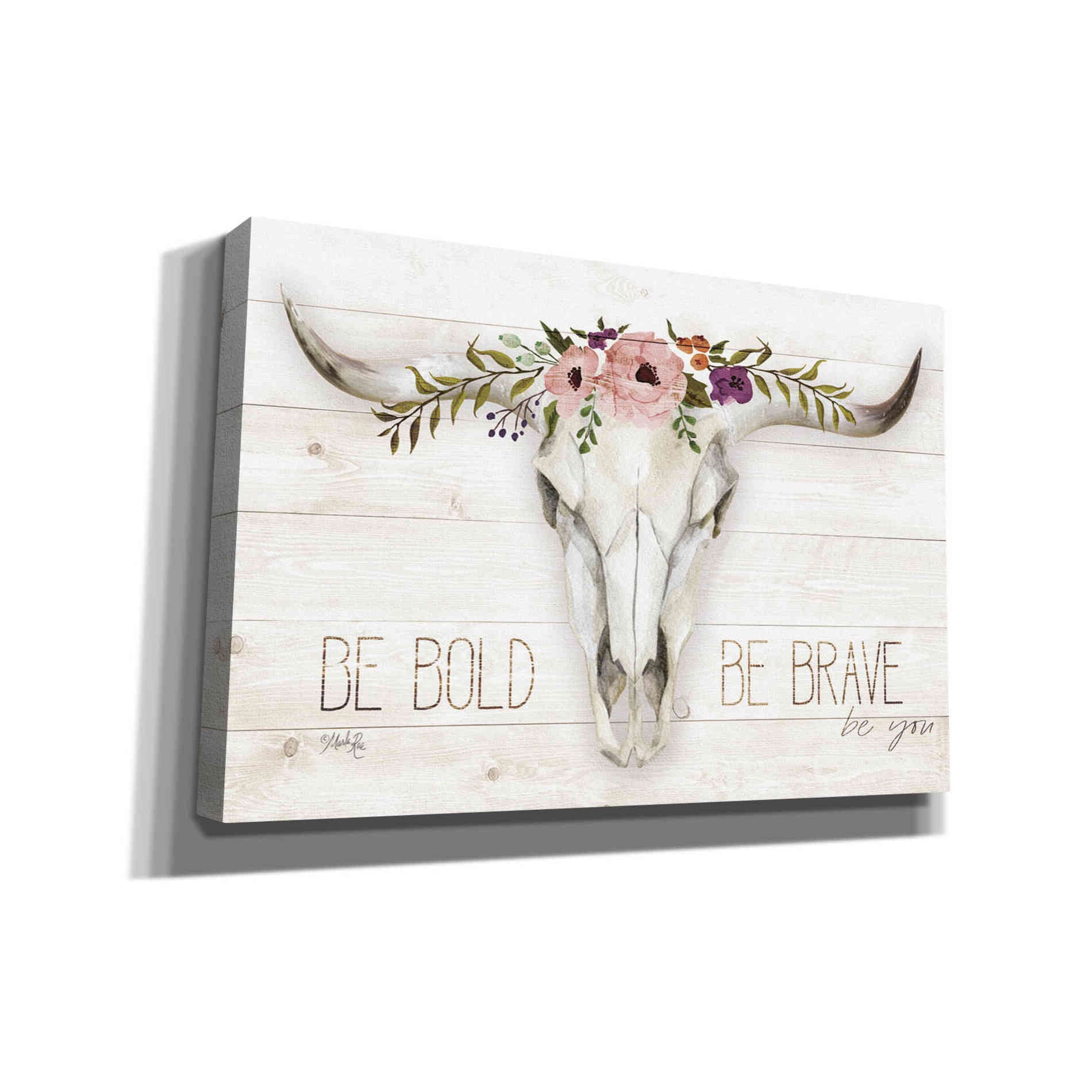 'Be Bold - Be Brave' by Marla Rae, Canvas Wall Art