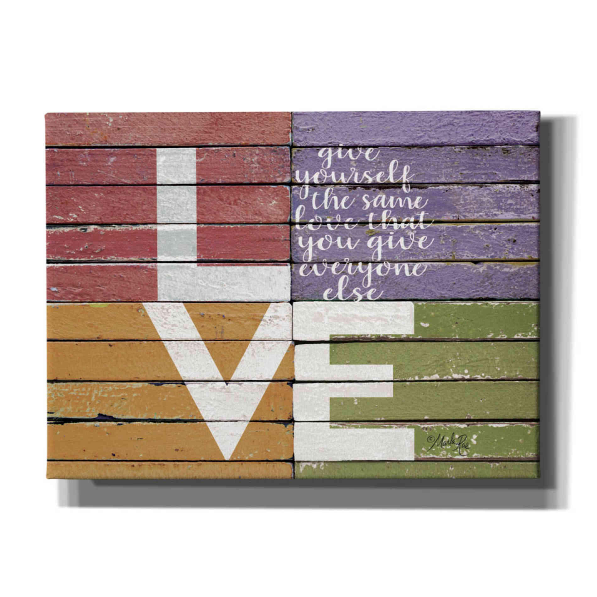 'Give Yourself the Same Love' by Marla Rae, Canvas Wall Art