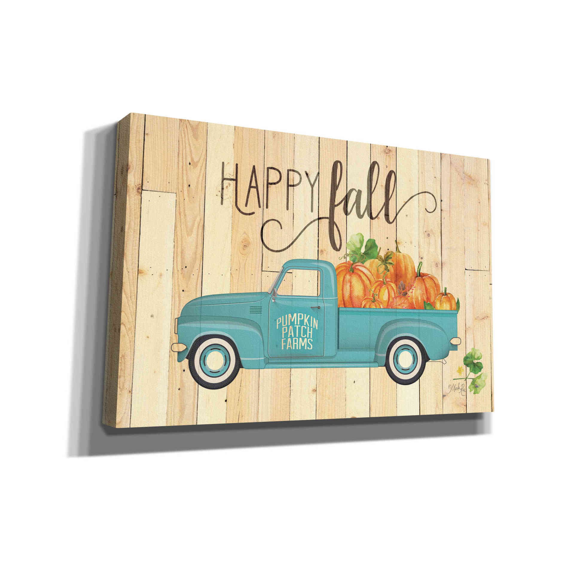 'Happy Fall' by Marla Rae, Canvas Wall Art