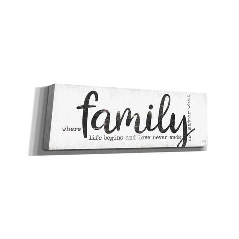Image of 'Family Where Life Begins' by Marla Rae, Canvas Wall Art