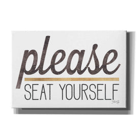 'Please Seat Yourself' by Marla Rae, Canvas Wall Art