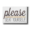 'Please Seat Yourself' by Marla Rae, Canvas Wall Art