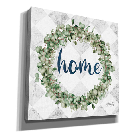 Image of 'Home Eucalyptus Wreath' by Marla Rae, Canvas Wall Art