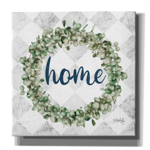'Home Eucalyptus Wreath' by Marla Rae, Canvas Wall Art