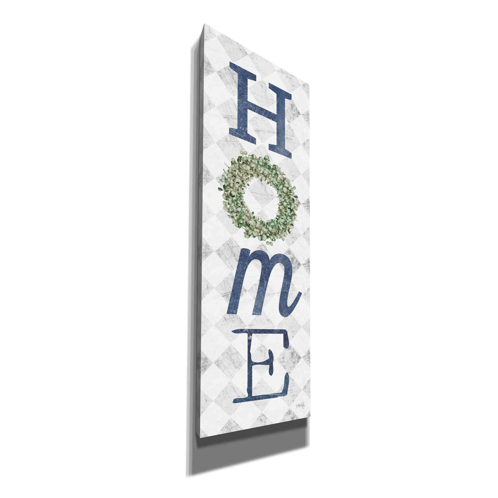 'Home with Eucalyptus Wreath II' by Marla Rae, Canvas Wall Art