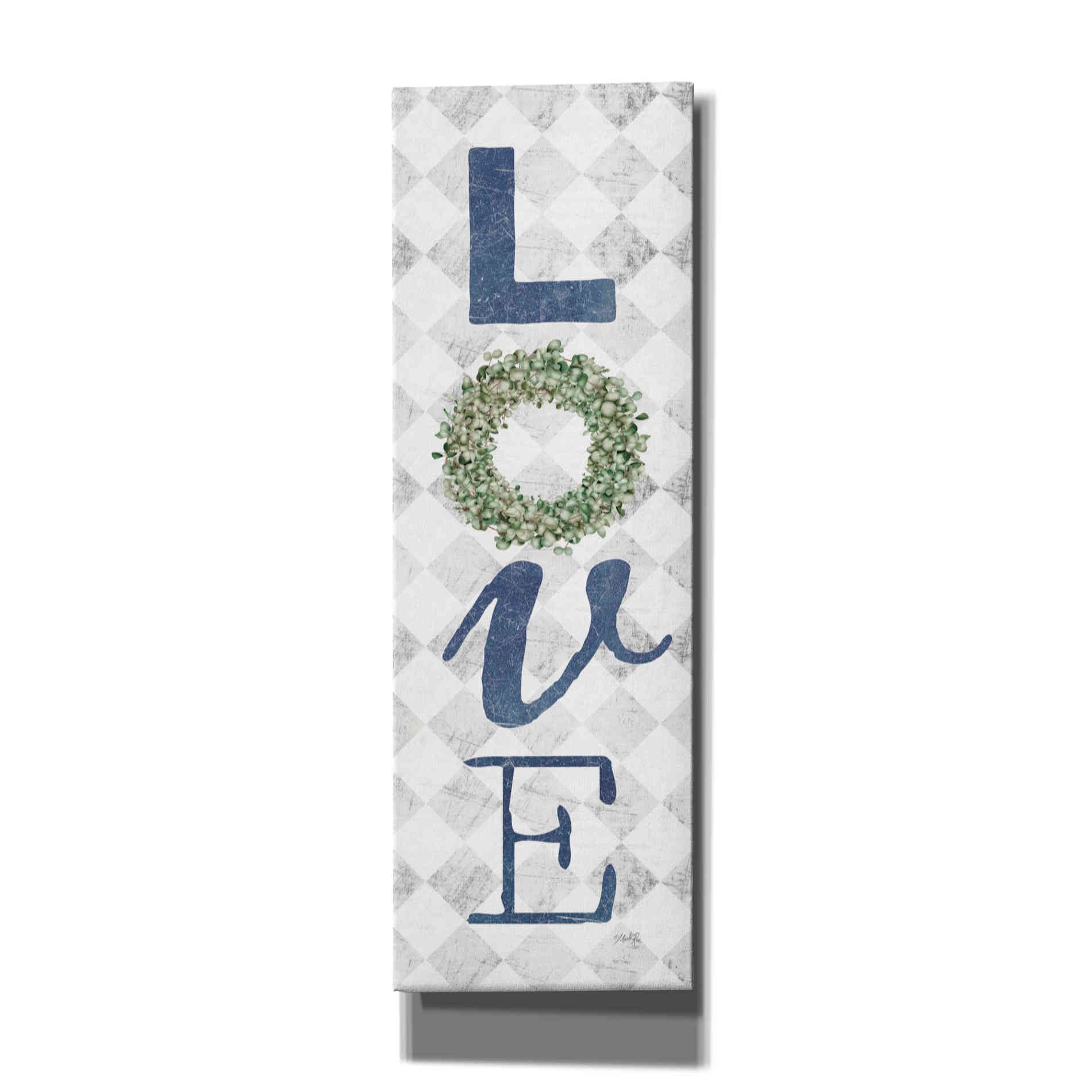 'Love with Eucalyptus Wreath II' by Marla Rae, Canvas Wall Art