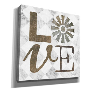 'Love with Windmill III' by Marla Rae, Canvas Wall Art