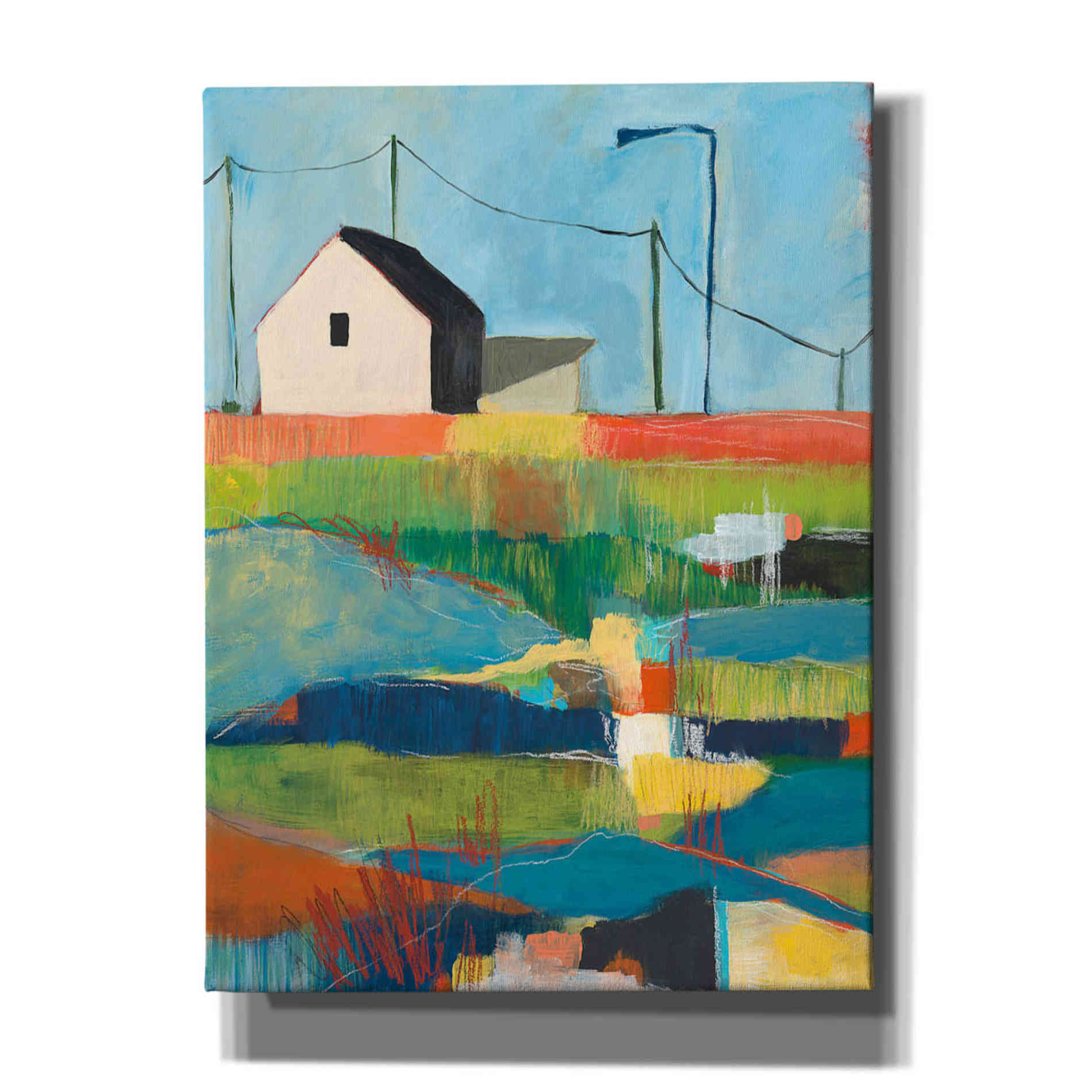 'Western Edge' by Jan Weiss, Canvas Wall Art