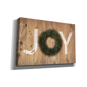 'Joy Cedar Wreath' by Susan Ball, Canvas Wall Art