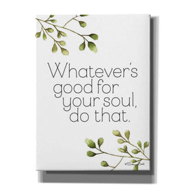 'Greenery Good for Your Soul' by Susan Ball, Canvas Wall Art