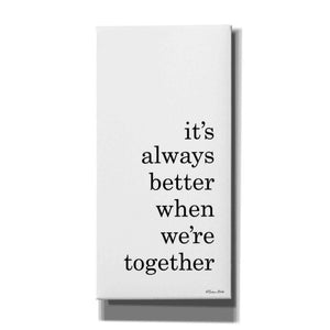 'Better Together' by Susan Ball, Canvas Wall Art