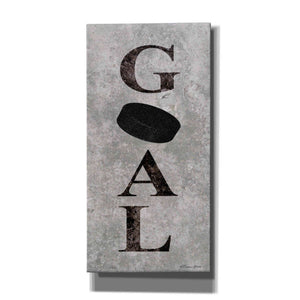 'Hockey Goal' by Susan Ball, Canvas Wall Art