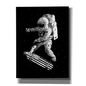 'Kickflip in Space' by Robert Farkas, Canvas Wall Art