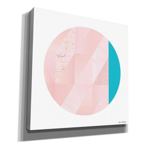 'Pink Marble Circle II' by Seven Trees Design, Canvas Wall Art