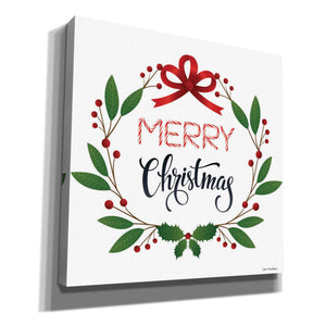 'Merry Christmas Wreath 2' by Seven Trees Design, Canvas Wall Art