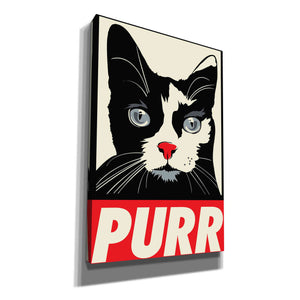 'Purr Propaganda' by Rachel Caldwell, Canvas Wall Art