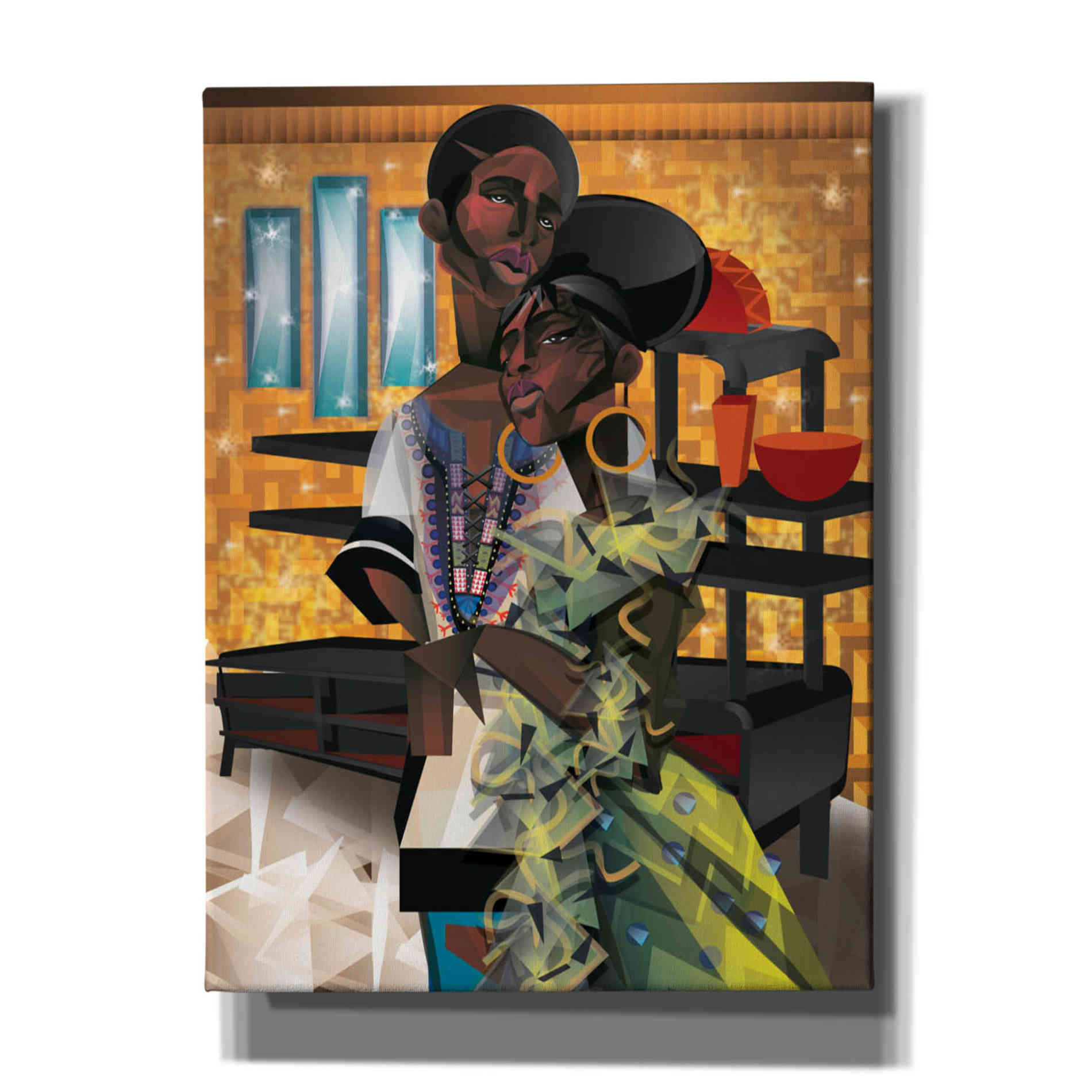 'Do You Love What You Feel' by Jaleel Campbell, Canvas Wall Art