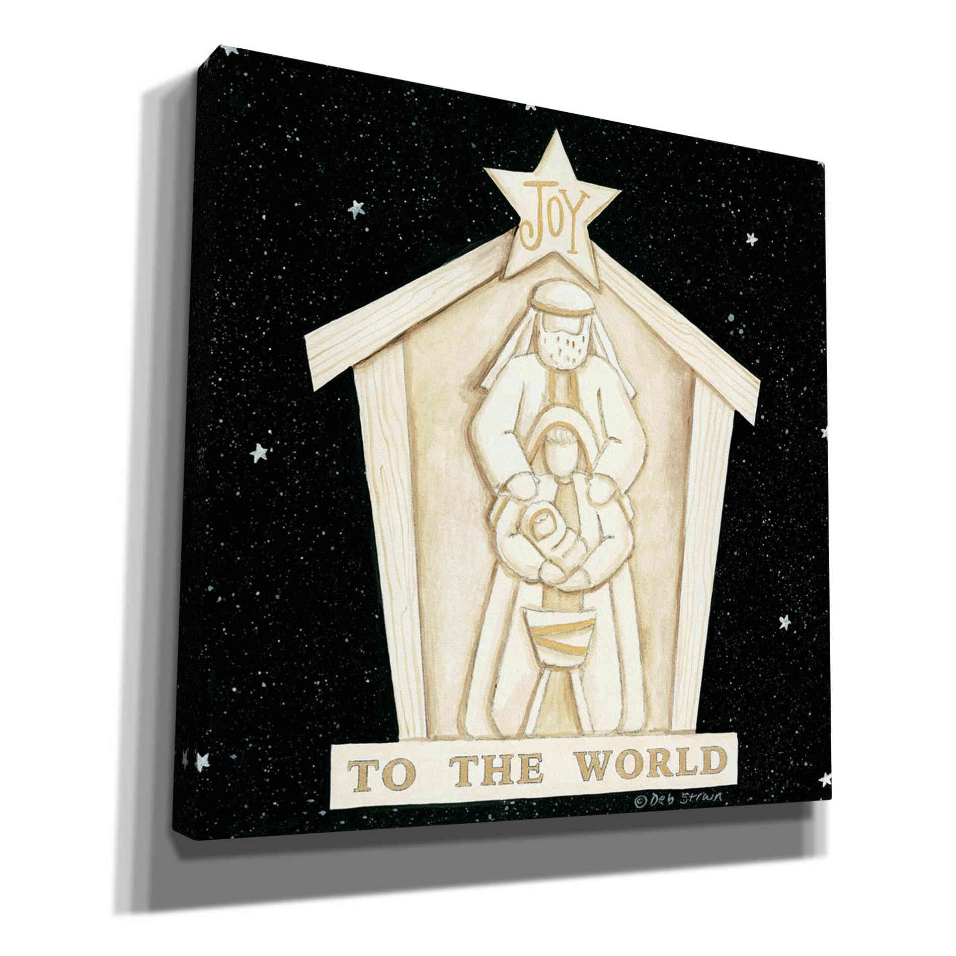 'Joy Manger' by Deb Strain, Canvas Wall Art