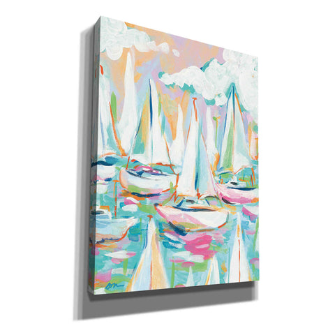 Image of 'Sailboat Sea' by Jessica Mingo, Canvas Wall Art