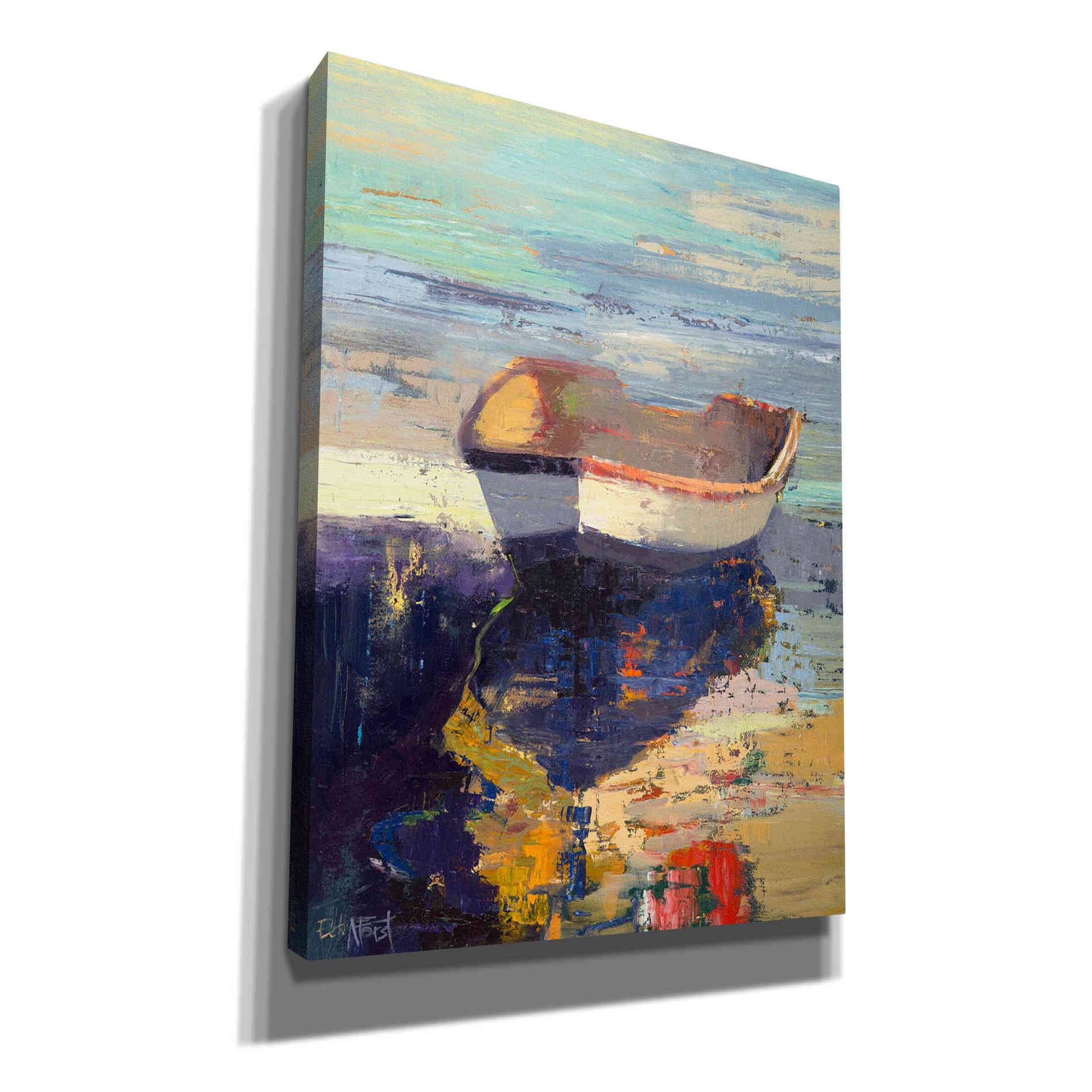 'Blueglow' by Beth Forst, Canvas Wall Art