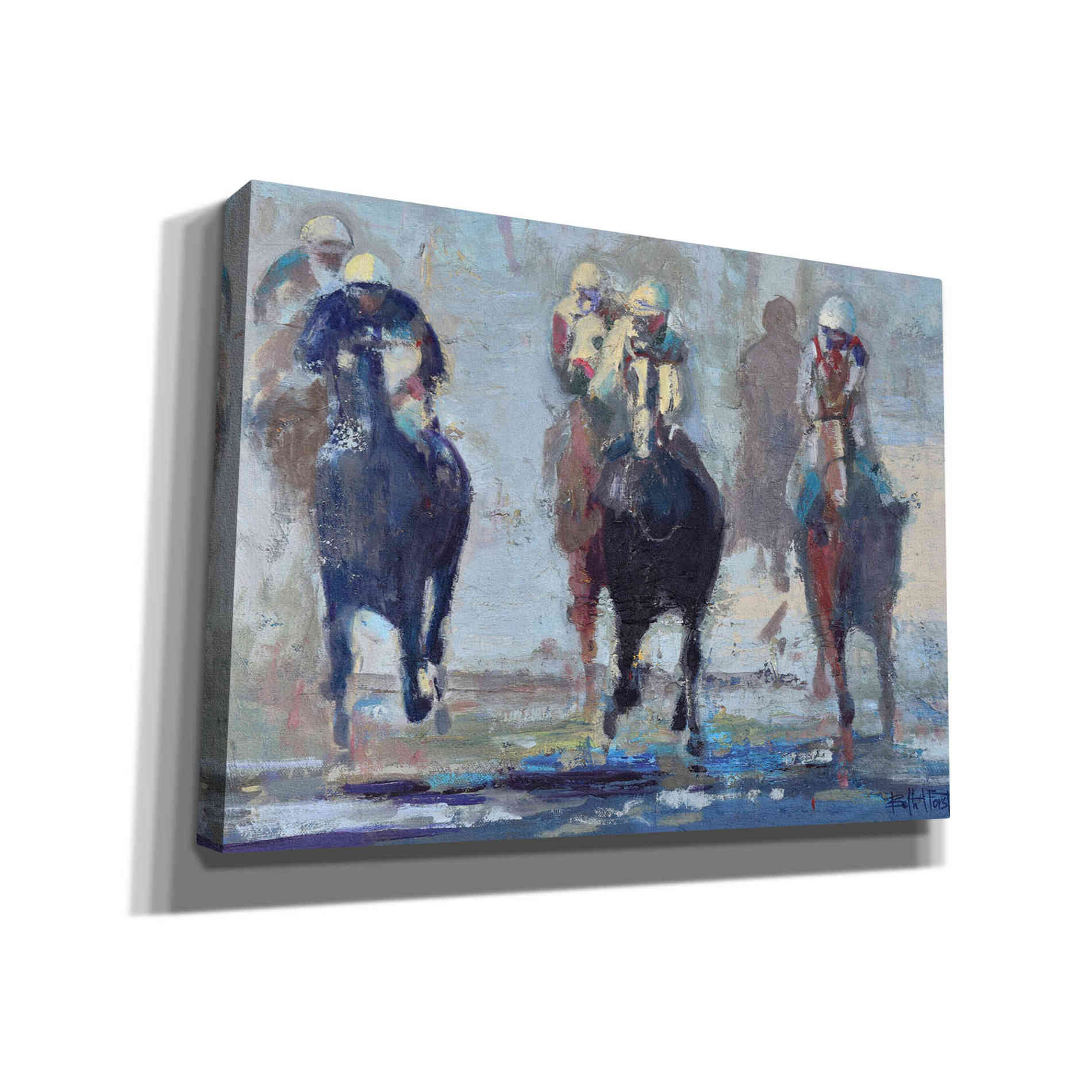 'Thunder Run' by Beth Forst, Canvas Wall Art