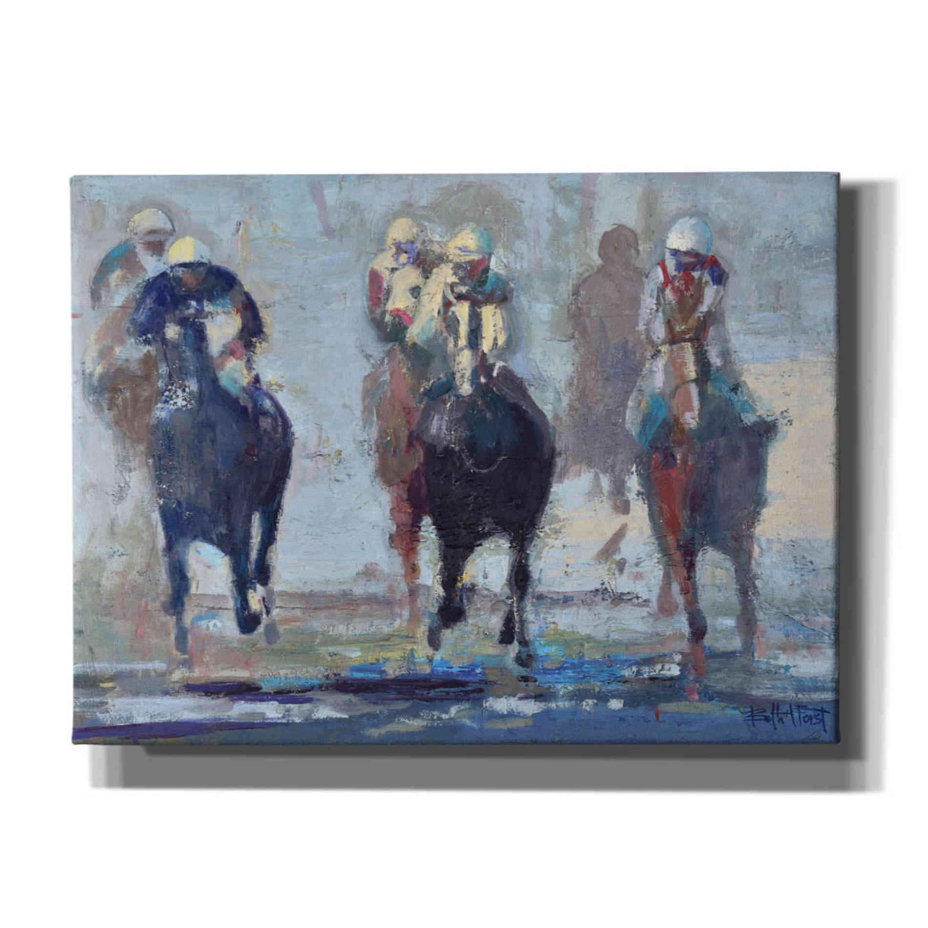 'Thunder Run' by Beth Forst, Canvas Wall Art