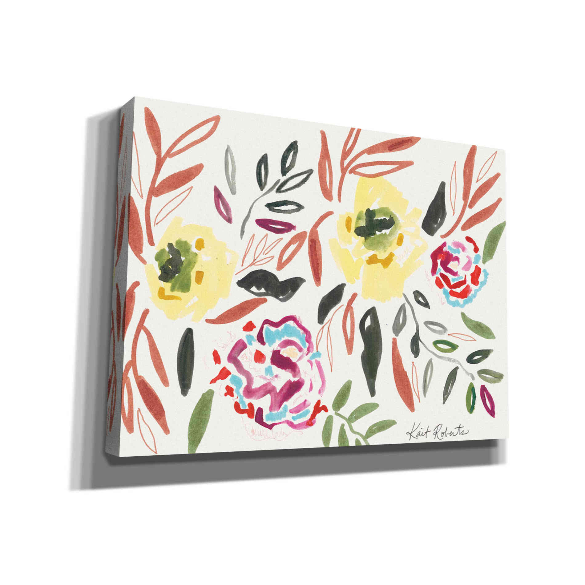 'Lipstick and Lemon' by Kait Roberts, Canvas Wall Art