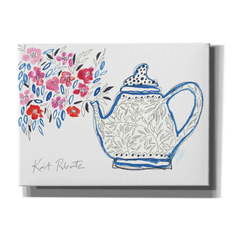 Image of 'Granny's Tea Pot' by Kait Roberts, Canvas Wall Art