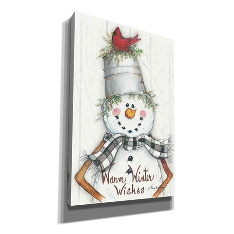 Image of 'Country Snowman' by Mary Ann June, Canvas Wall Art
